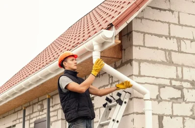 Pose et remplacement de gouttières à Millançay